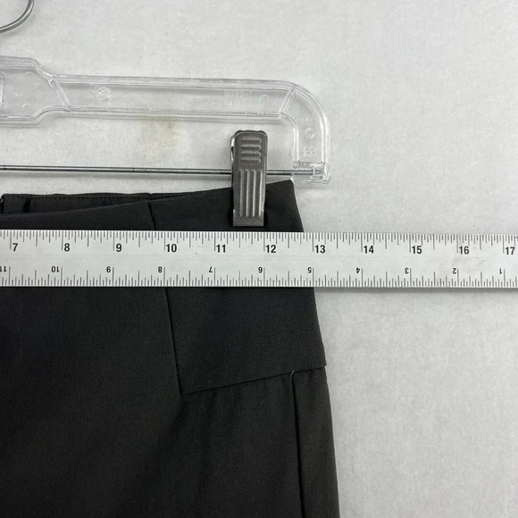 Athleta Pants Womens Sz 0 Gray Wander Slim Straight Crop Split Ankle Stretch - Picture 4 of 13